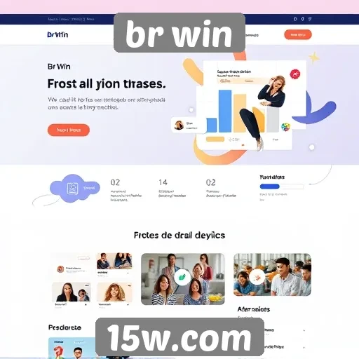 Análise da interface do site br win